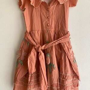 Meli Meli Strawberry dress girls 6